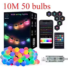 Inteligentne Lampki LED RGB – Sterowanie Aplikacją i Pilotem
